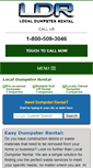 Mobile Screenshot of localdumpsterrental.com